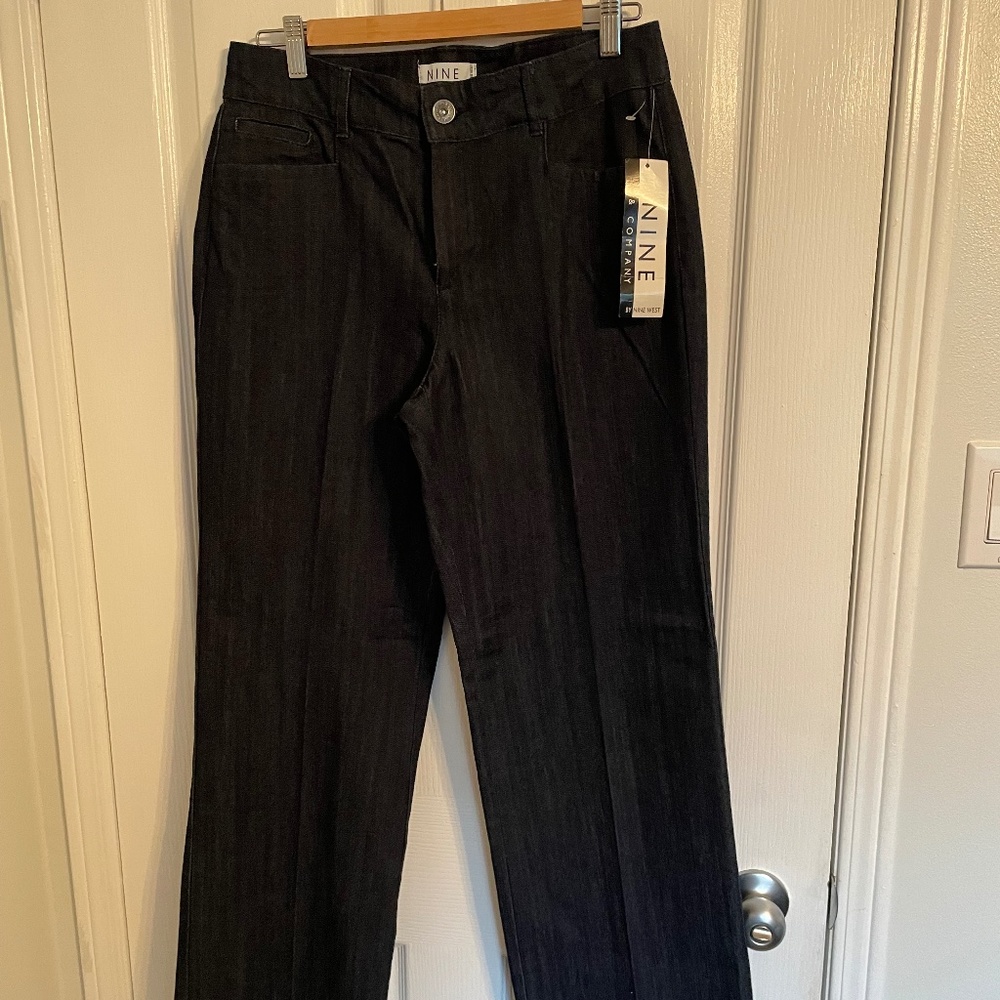 Nine West dressy denim trousers